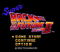 Super Back to the Future Part 2 (SNES)